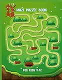  Maze Puzzle Book for Kids 4-12: 122 Fun First Mazes for Kids 4-6, 6-8 year olds  Maze Activity Workbook for Children: Games, Puzzles and Problem-Solving (Maze Learning Activity Book for Kids)