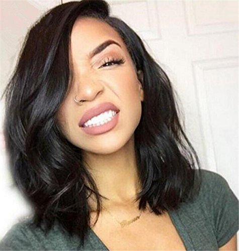 ATOZWIG Short Bob Synthetic Wigs Heat Hesistant Wave Synthetic Hair Wig Bob Style For Black Women