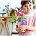 Dan&Darci Paint & Plant Stoneware Flower Gardening Kit - Easter Gifts for Girls & Boys Ages 6-12 - Kids Arts & Crafts Project Birthday Gift, STEM Activity for Age 6, 7, 8, 9, 10, 11 & 12 Year Old Girl