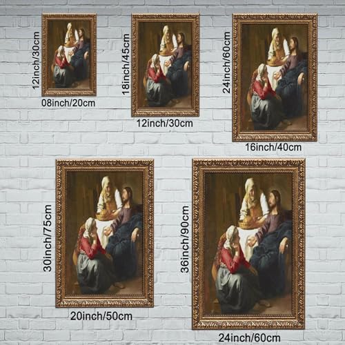 Impression sur toile Vermeer de haute qualité avec cadre - 2