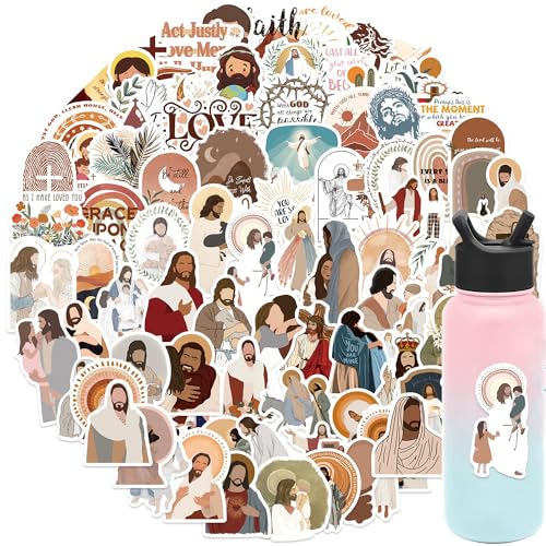 100Pcs prêtre inspirant autocollants vintage, autocollants esthétiques pour bouteille d'eau, ordinateur portable, scrapbooking,autocollants en vinyle imperméables pour adultes adolescents