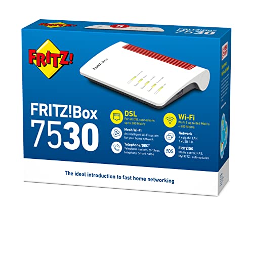 Router AVM Fritz!Box 7530 – WLAN AC+N mit DSL/VDSL Unterstützung