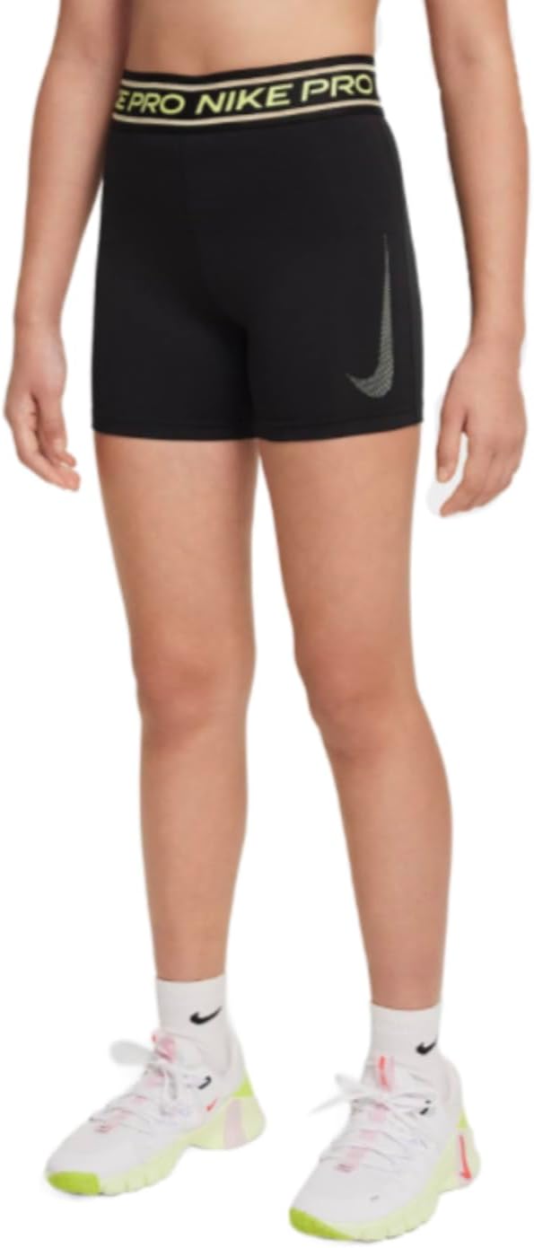 Nike Pro Girls 3" Training Shorts Black