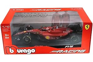 Bburago 1:18 Scale Model Cars: Ferrari SF75 2022 F1 Season Car