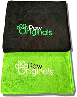 Microfibre Dog Towels - Super Absorbent - 2 Large Microfibre Drying Pet Towels for Dogs, Cats & Pets - 100cm x 60cm - Fast Drying & Super Soft 400GSM - Machine Washable & Dryable - UK Brand