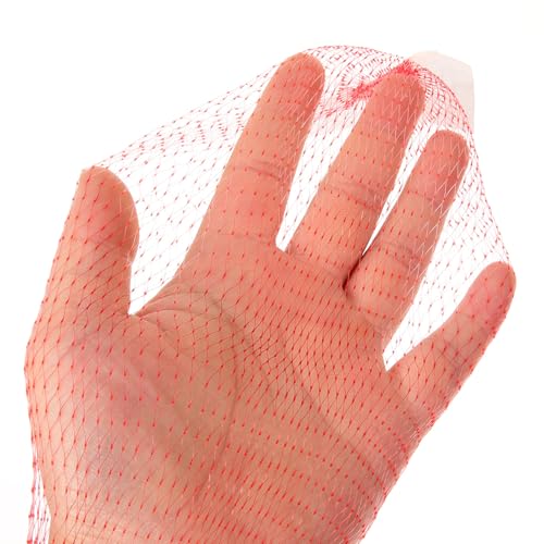 Bolsas de malla de nylon reutilizables y transpirables para conservar frutas frescas, 100 ud. 4