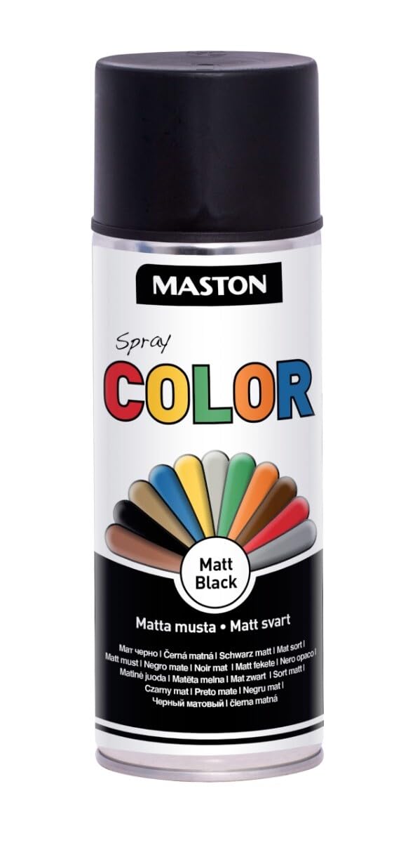 Maston Spray Paint - Black - Aluminium