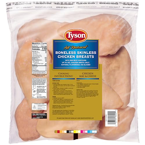 Tyson 10000043014 Boneless Skinless Chicken Breasts, 2.5 Lb. thumb #1