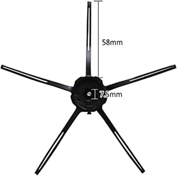 Siyah Roborock ile Uyumlu S7 S7 Max S7 Ultra T7 T7s Ana Fırça,Hepa Filtre,Yan Fırça Set-7 Parça