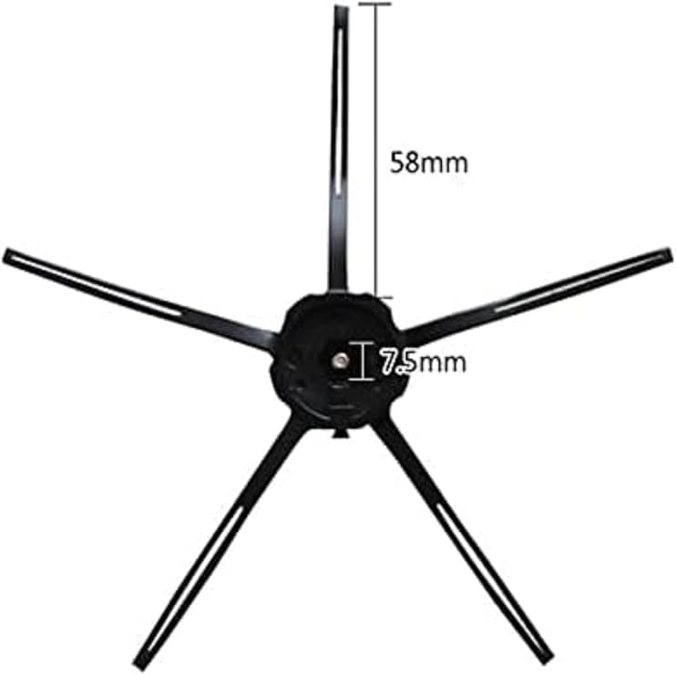 Siyah Roborock ile Uyumlu S7 S7 Max S7 Ultra T7 T7s Ana Fırça,Hepa Filtre,Yan Fırça Set-7 Parça
