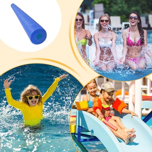 Pływające makarony basenowe | Wydrążone, duże, kolorowe, miękkie - Makarony basenowe, pomoce do pływania | do aerobiku, imprez, sportów wodnych, zapewniające