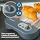 Grunkel - Flat toaster for all types of bread and baked goods with 600 W power, toast timer with 6 levels and crumb tray, model TSP-G2