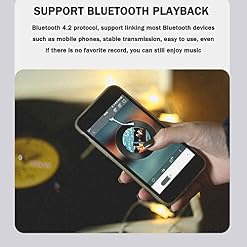 Record Player Portable Suitcase Bluetooth Turntable for Vinyl Record 3-Speed Stereo Turntable with Speakers Support… - Les Beatles, Paul McCartney, John Lennon, RIngo Starr, George Harrison Record Player Portable Suitcase Bluetooth Turntable for Vinyl Record 3-Speed Stereo Turntable with Speakers Support… – Image 4