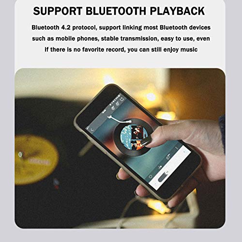 Record Player Portable Suitcase Bluetooth Turntable for Vinyl Record 3-Speed Stereo Turntable with Speakers Support… - Les Beatles, Paul McCartney, John Lennon, RIngo Starr, George Harrison Record Player Portable Suitcase Bluetooth Turntable for Vinyl Record 3-Speed Stereo Turntable with Speakers Support… – Image 5