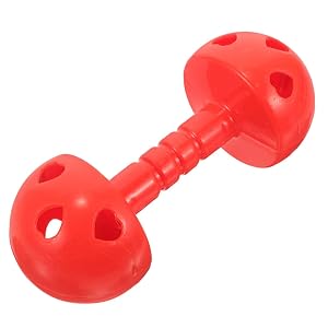 Boys and Girls Dumbbells for Exercise Light Weight Rattle Toy for Home and School Encourages Healthy Activity and