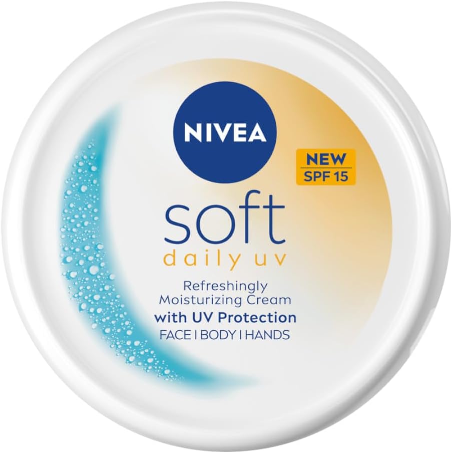 NIVEA Crema morbida e leggera idratante intensa con olio di jojoba e vitamina E per viso, corpo e mani, protezione SPF 15, 200 ml