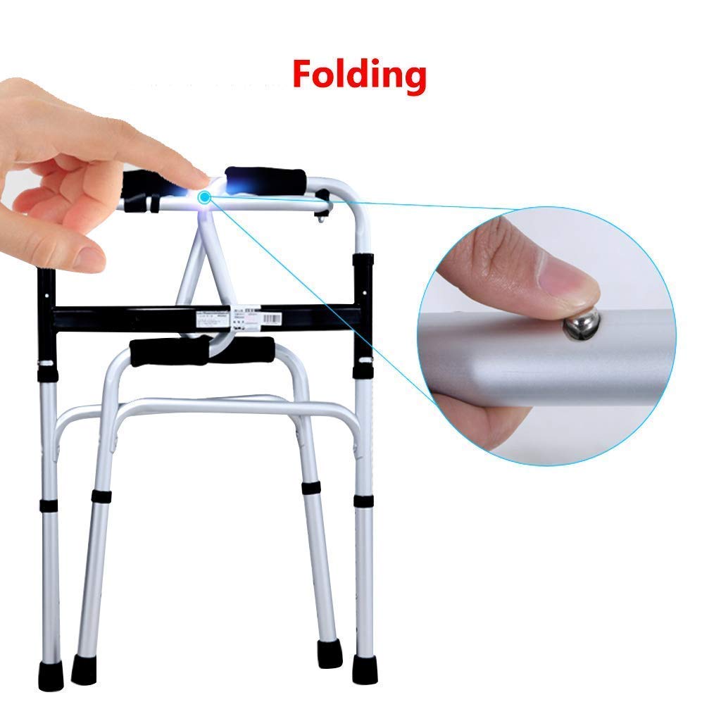 Andador, Andador Andador con Silla de Ducha y 2 Ruedas, Inodoro con Ruedas, Silla de Ducha con Ruedas y Asiento de Inodoro Acolchado para Discapacitados y Personas Mayores Little Surprise