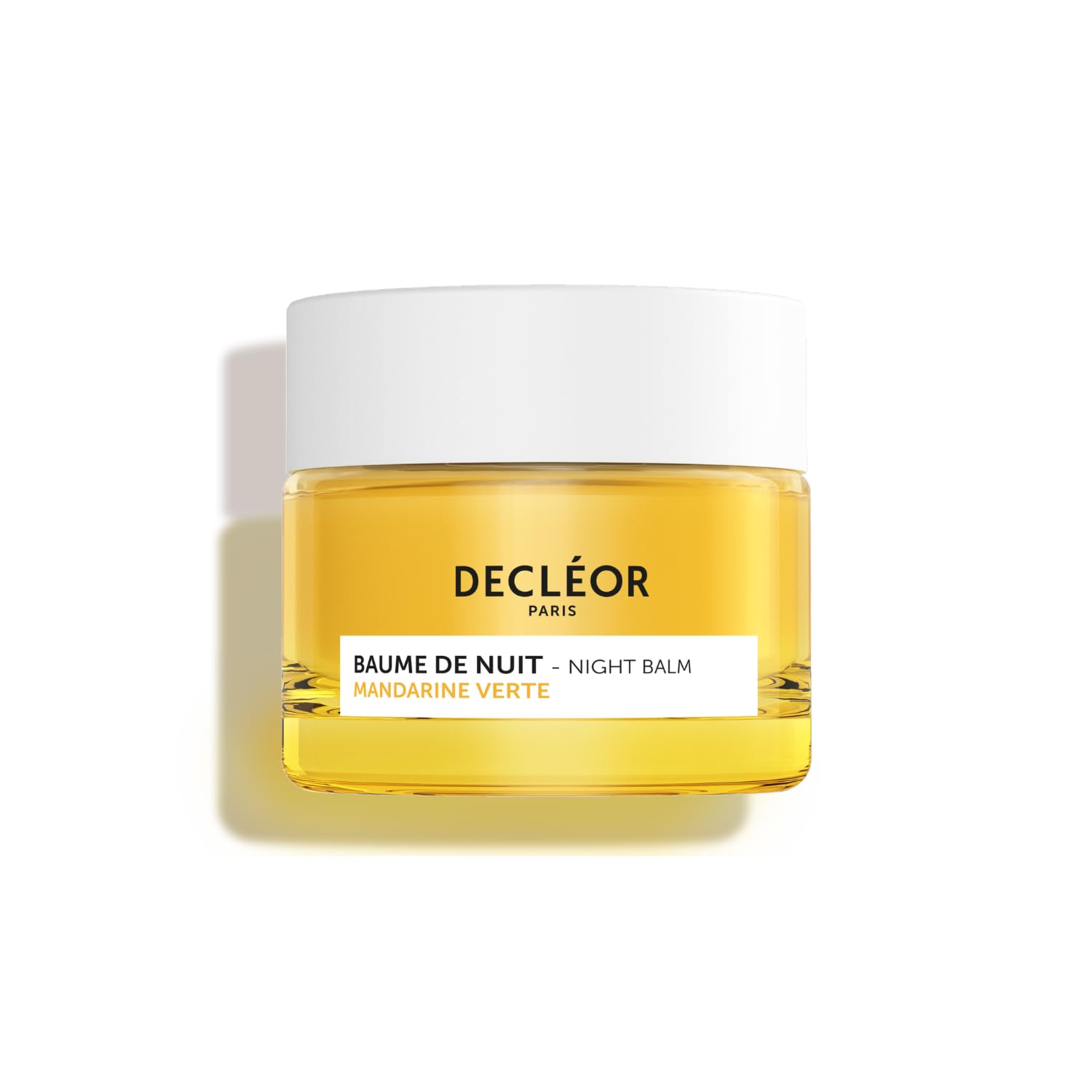 Decléor Baume de Nuit Mandarine Verte 15ml – Baume Visage Éclat et Vitalité, Soin Nuit Illuminateur, Soin pour Peaux Ternes aux Huiles Essentielles Antioxydantes