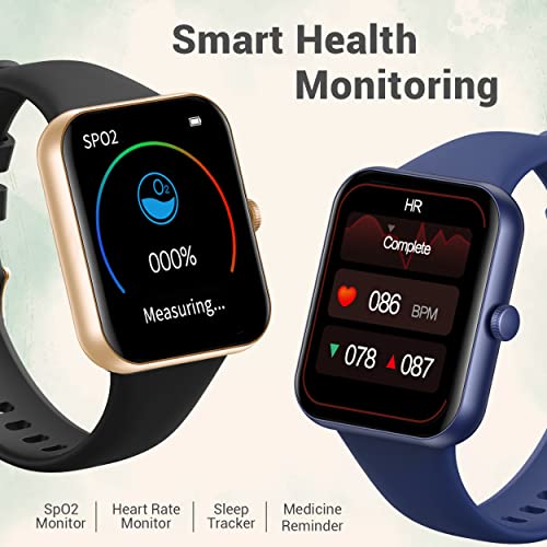 Image of Maxima New Samurai Smartwatch 1.85 inch, 1st Time Call Accept Feature, Hindi Language Support, 600Nits Brightness, Longer Battery, in-App GPS,100+ Watch Faces, Multisport Modes,HR /SpO2 (Gold Black)