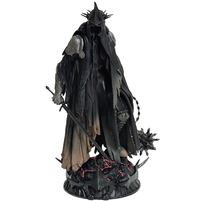 REOZIGN Witch King Of Angmar Figure, Standing Witch King Of Angmar Figurine 26cm/10.2inch PVC Collectible Craft Souvenirs for Anime Fans Gifts