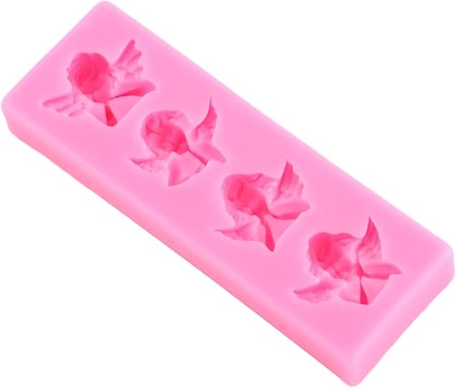 Miniatura 5 de Moldes de silicona para decoración de pasteles de querubín de ángel para decoración de pasteles, decoración de cupcakes, azúcar, manualidades,