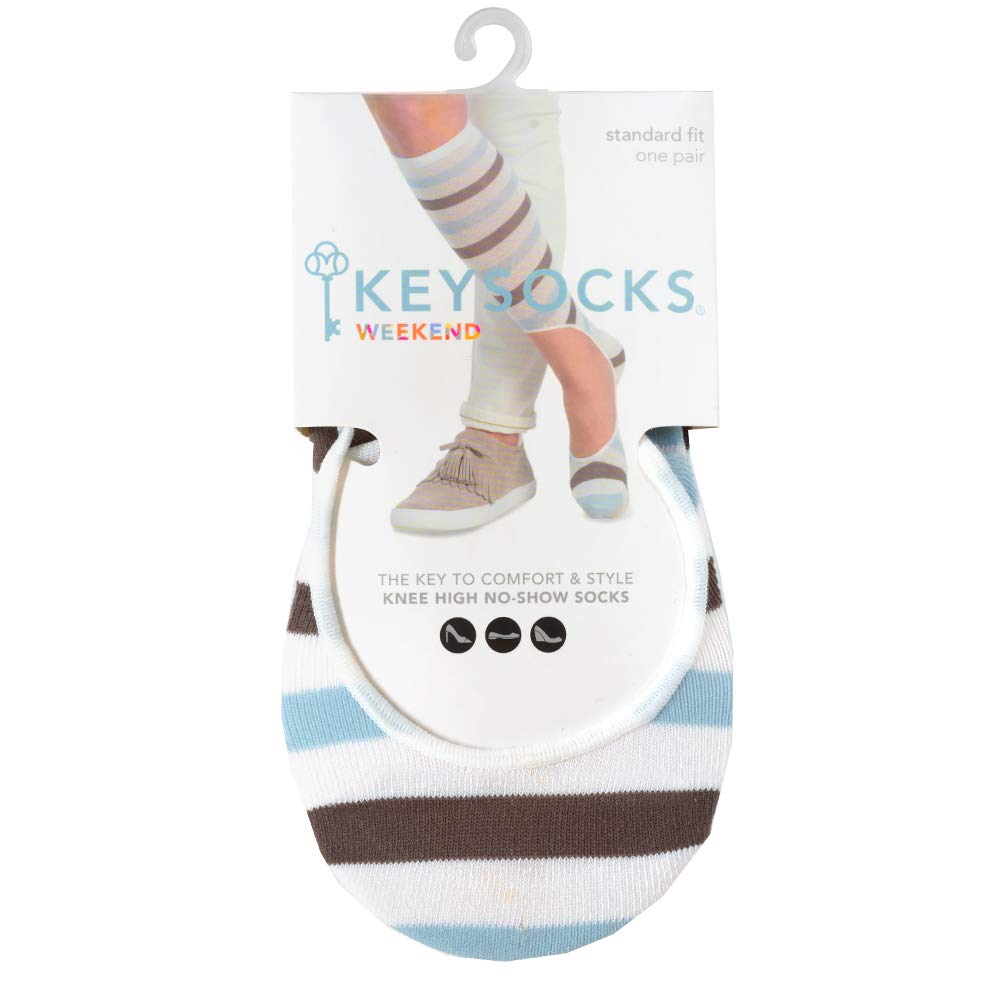 Weekend Womens No-Show Knee High Socks. Say goodbye to liner socks slipping in loafers, sneakers, boots+ more.