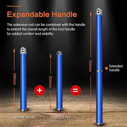 Carbide Tipped Wood Turning Tools Set, Latest Lathe Rougher Finisher Swan Neck Hollowing Tools And Interchangeable Aluminum Alloy Grip Handle With Diamond Round Square Carbide Inserts #TOP3