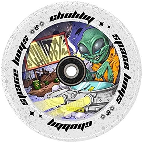 Rouleau de scooter Chubby Spaceboys 110mm vert haute résistance