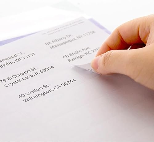 Miniatura 2 de Tienda Barcode and Address Labels 1" x 2-58" 1500 Labels Sticker Paper for Laser and Ink Jet Printer Mailing Labels 8.5"×11" White 30 per Sheet