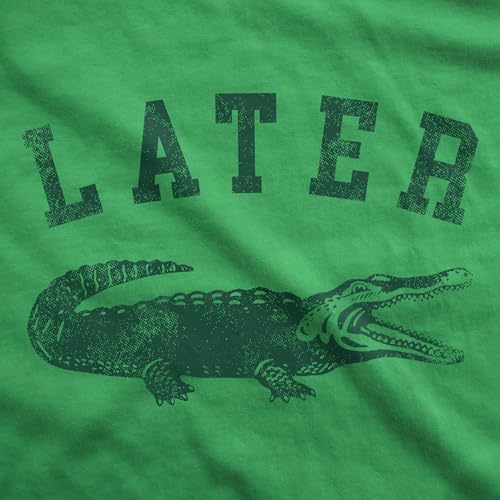 Later Alligator Unisex Hoodie Funny Sarcastic Gator Joke Graphic Novelty Hooded Sweatshirt2