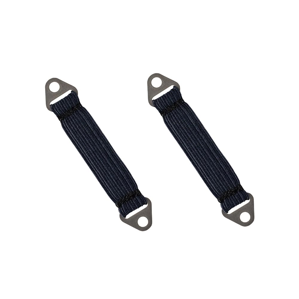 DEEZ Shock BANDZ: High-Performance Shock Bands for RC Cars & Vehicles, 2-Pack, RC Shock Absorbers for Crawlers, Improve Climbing & Control (Navy/Black - 90MM, METALZ)