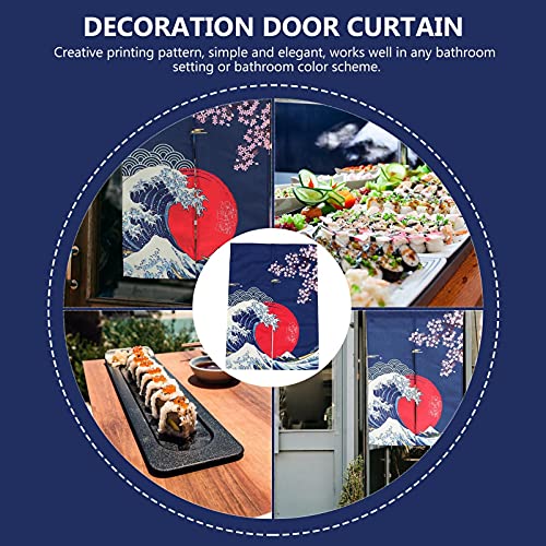 UPKOCH Douchegordijn Eenvoudige partitie gordijn Premium partitie gordijn (blauw) - Image 8