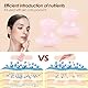 2 Stück Pilz-Form Gua Sha Massagewerkzeug, Akupressur, Natual Guasha Board für Gesicht Hals Augen Beauty Spa Entspannende Verbesserung von Feinen Linien (Rosa）