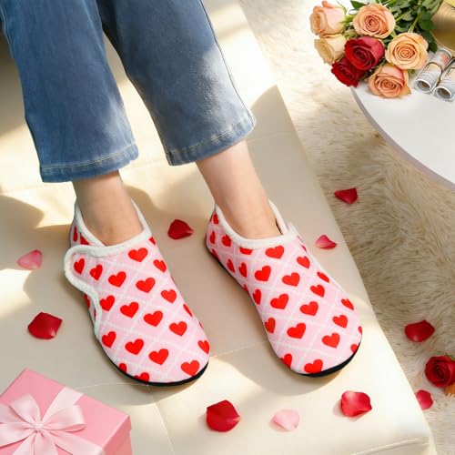 Image of Ibeauti Women Mens House Slippers Lightweight Comfy Barefoot Slipper Socks Rubber Sole House Shoes for Indoor /Outdoor Bedroom Travel