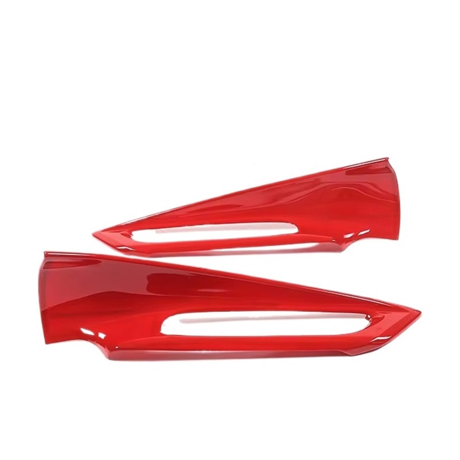 Auto Interior for Chevrolet for Corvette C8 Z06 Z51 2020-2023 Glass Lift Button Decorative Frame Sticker Accessories(Red)