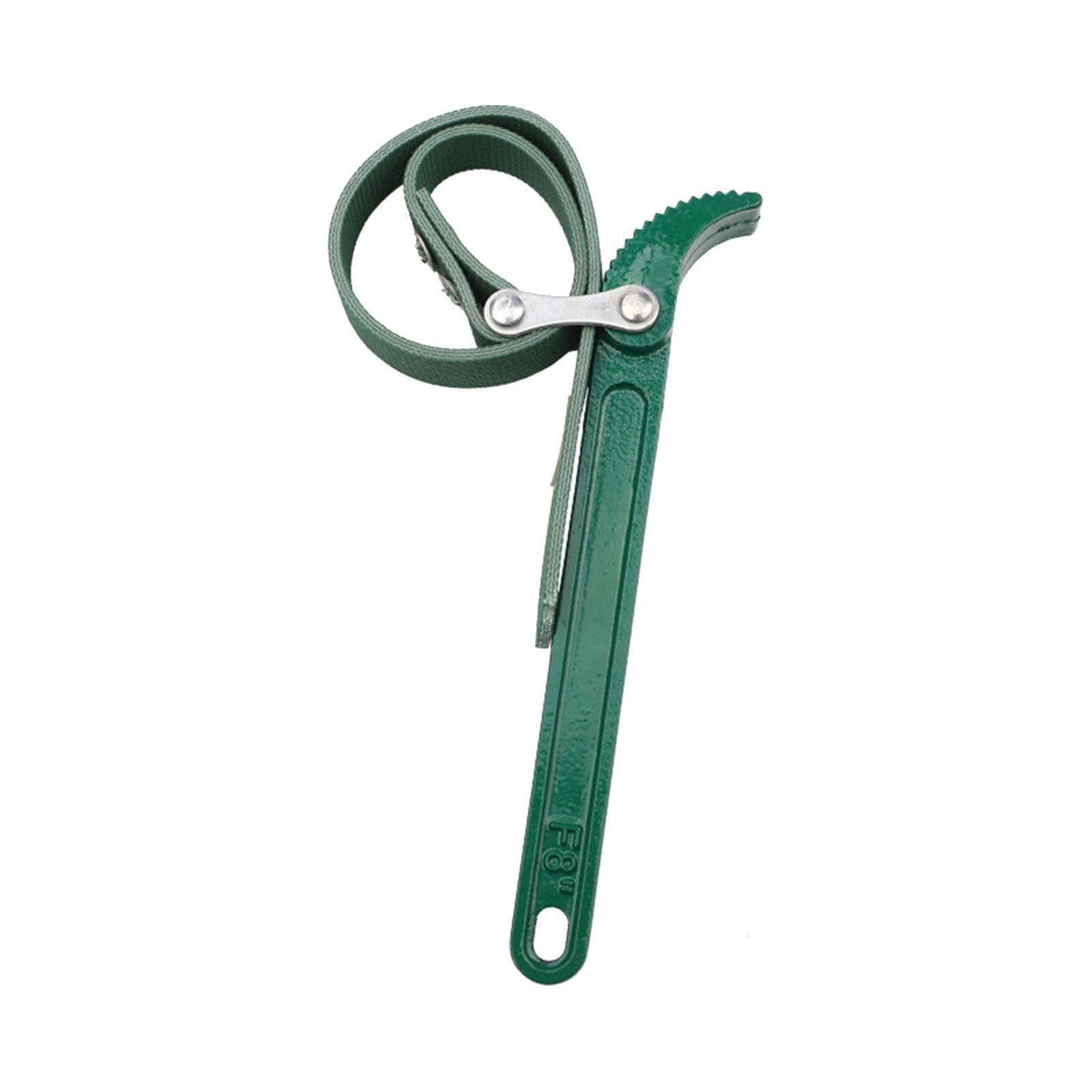 TWISAXC Strap Opener Wrench Automotive Repair Tool Non-Slip Handle Adjustable Features All Needs Wrench is Made of High Carbon Steel.Grips Tightly Without, with Belt, 8 inch