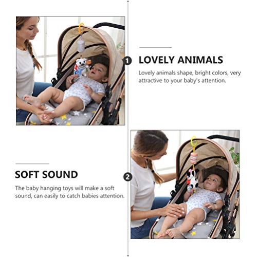 Toyvian 2 Peças Criança Carrinho de Bebê Cama de Brinquedo Berço Berço Carrinho de Bebê Pendurado Ch