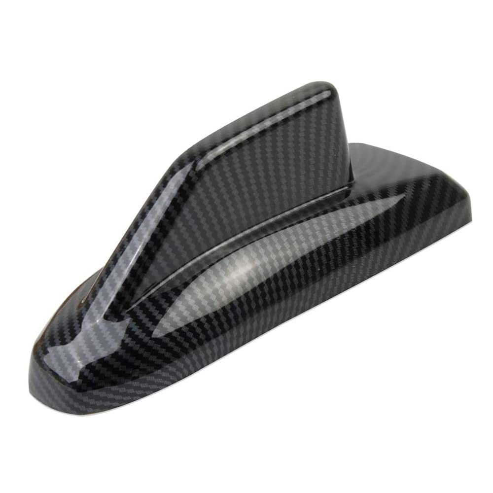 HIGH FLYING for Chevy Chevrolet Silverado 1500/GMC Sierra 1500 2019-2024, Sierra/Silverado 2500 3500 HD 2020-2024 Car Roof Antenna Cover Shark Fin Decor Trim ABS 1pc Carbon Style