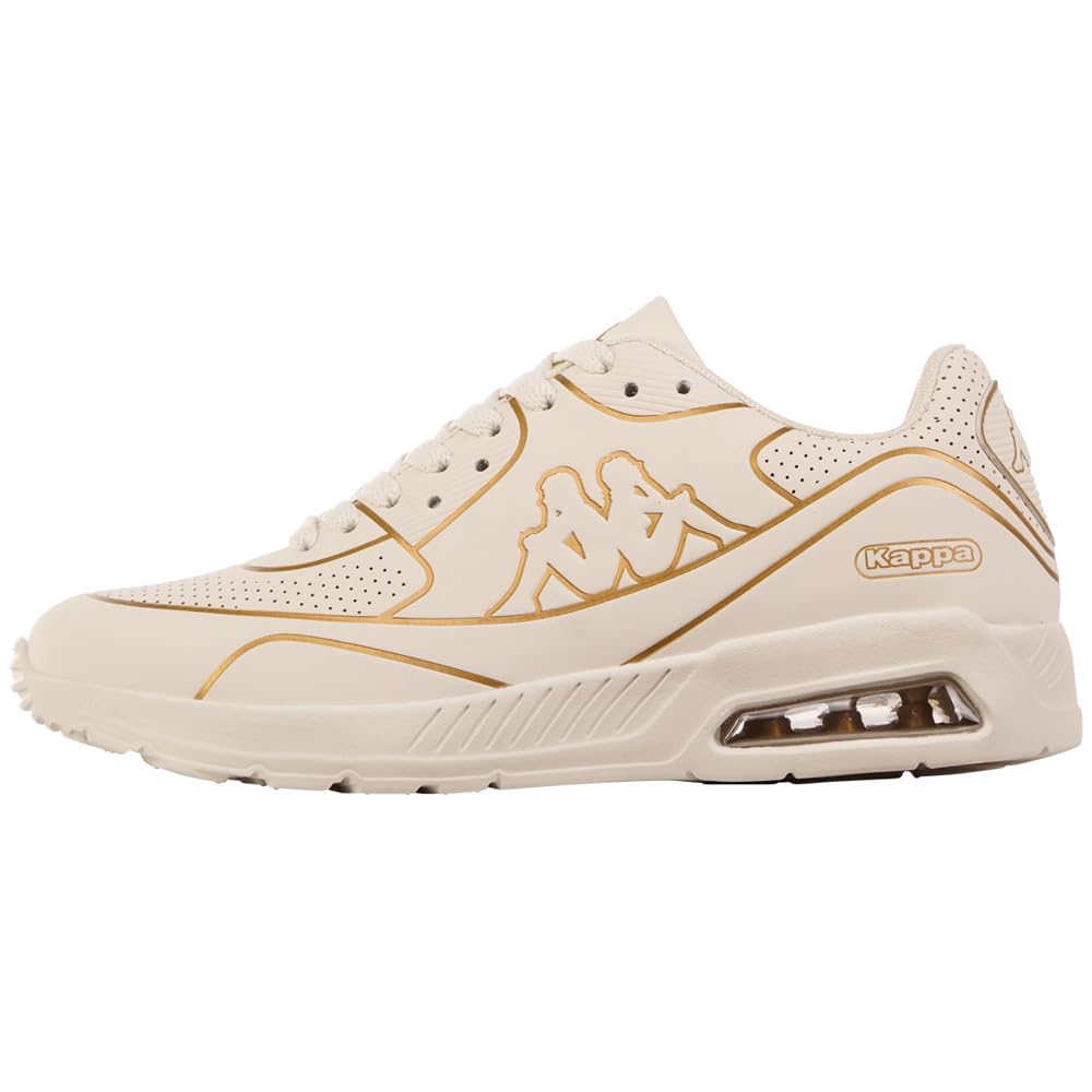 Kappa Unisex Style Code: 243306gc Harlem Emb Gc Women's Trainers, Off-White Gold, 7 UK