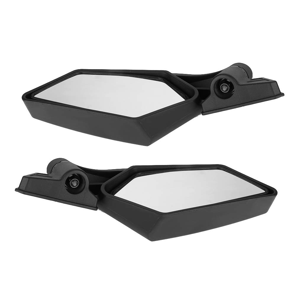 EBTOOLS pour retroviseur can am maverick sport Rétroviseur Extérieur Avec Rétroviseur ABS + Vitre Ajusté UTV pour Canam Maverick X3 4x4 Turbo DPS 2018