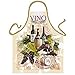 Italienische Schürze - Vino - Kochschürze Wein - mit Urkunde
