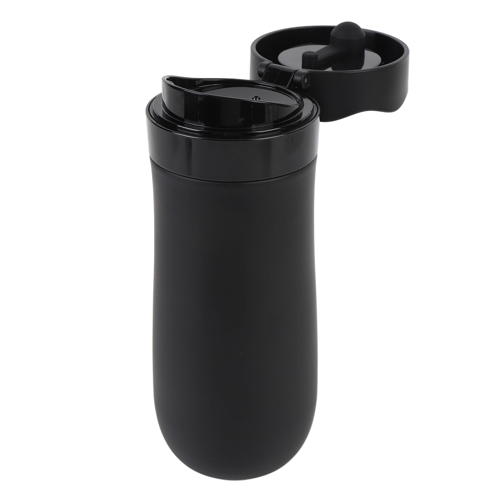 Yosoo French Press Coffee Maker, Portable Stainless Steel Cup, Double Wall Insulation, 320ml Capacity, Secure Locking Mechanism, Lightweight Design, Travel, Outdoor Use