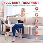 Red Light Therapy Belt, 3 in 1 LED Bead Infrared Light Therapy for Body, Wearable Wrap with Timer for Back Shoulder Waist 660nm Red Light-Therapy & 850nm Infrared Light Device Home Use (Corded) - Image 5