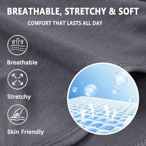 Men's Underwear Boxer Briefs Dual Pouch Suppot Underwear Soft & Comfort Fit4