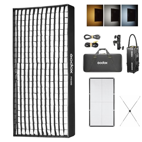 Godox Knowled F400Bi Bi-Color Flexible LED Video Light Mat, 2700-8500K