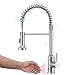 YUANNY Rubinetto Cucina Touchless/Touch Sensor Miscelatore Cucina con Doccetta Estraibile, Rubinetto da Cucina con Molla a Spirale Girevole 360 ° , Miscelatore Monocomando per Lavello Cucina