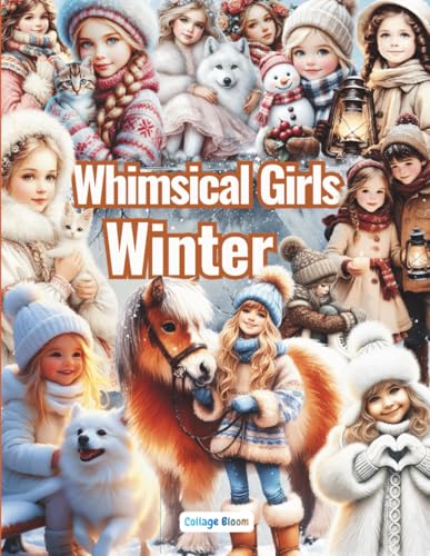 Winter Girls Ephemera Cut and Collage Book: 130 High-Quality Vintage Images of Girls Winter For Scrapbooking, Decoupage, Mixed Media, Paper Crafts, And DIY Projects. image 2