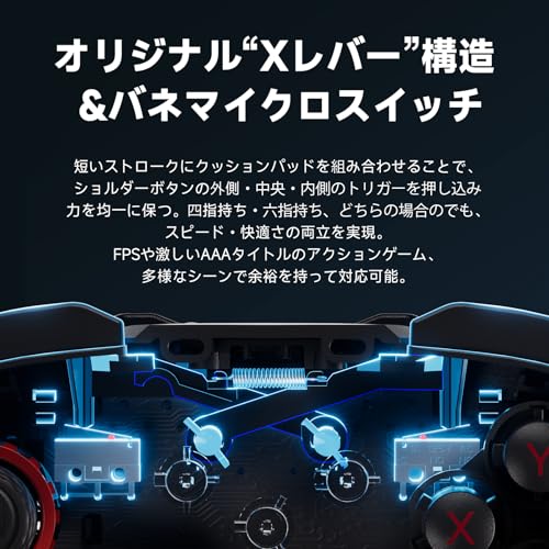 undefined 【真・三國無双ORIGINS 限定モデル】BIGBIG WON BLITZ2 TMR ワイヤレスコントローラー TMR磁気抵抗スティック 2000Hzポーリングレート(無線・有線対) 16個のメカニカルスイッチボタン 1000mAh大容量バッテリー アプリ対応 コラボ限定商品 の商品画像 5