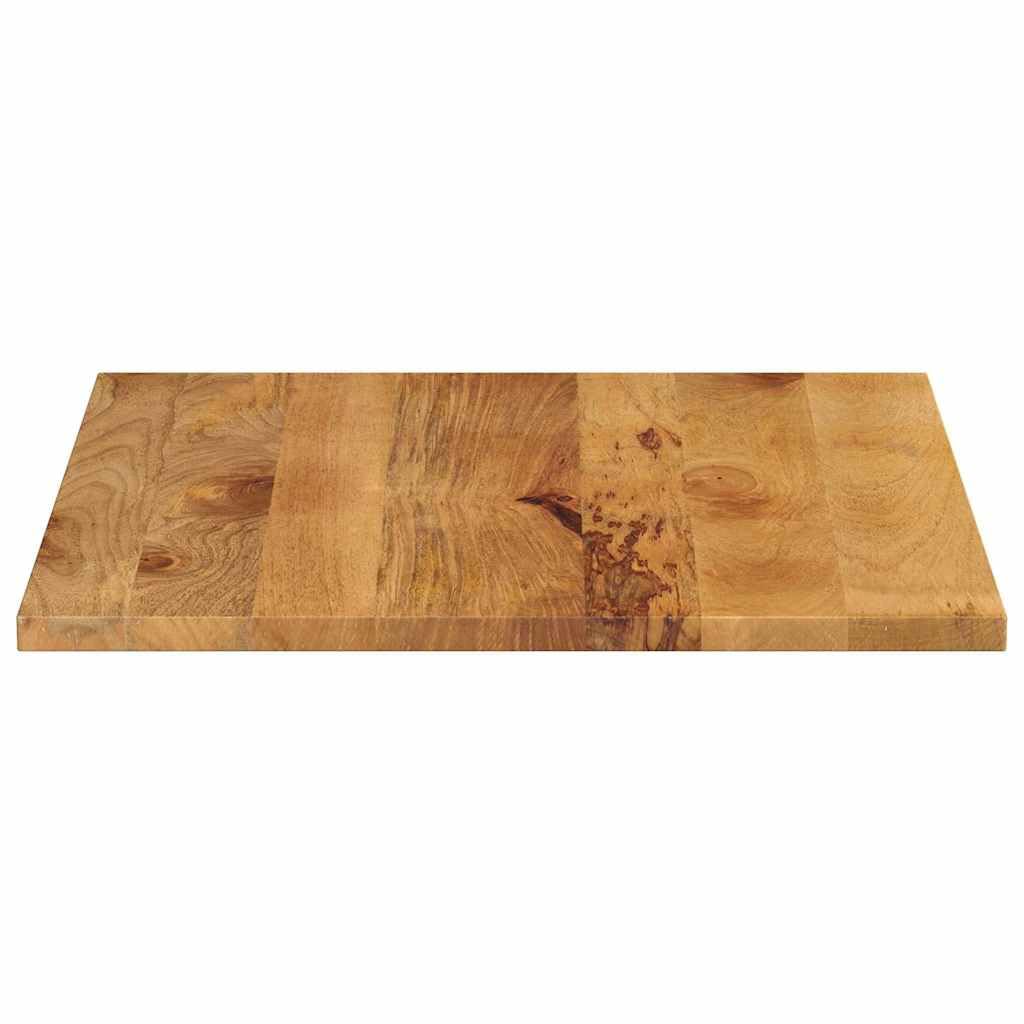 Tavolo quadrato 70 x 70 x 2,5 cm in legno massello di mango