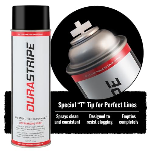 Image of (2 Pack Case 24-18oz Cans of Athletic Field Marking Paint. The Brightest, Most Durable line Marking Paint Available! (Black)